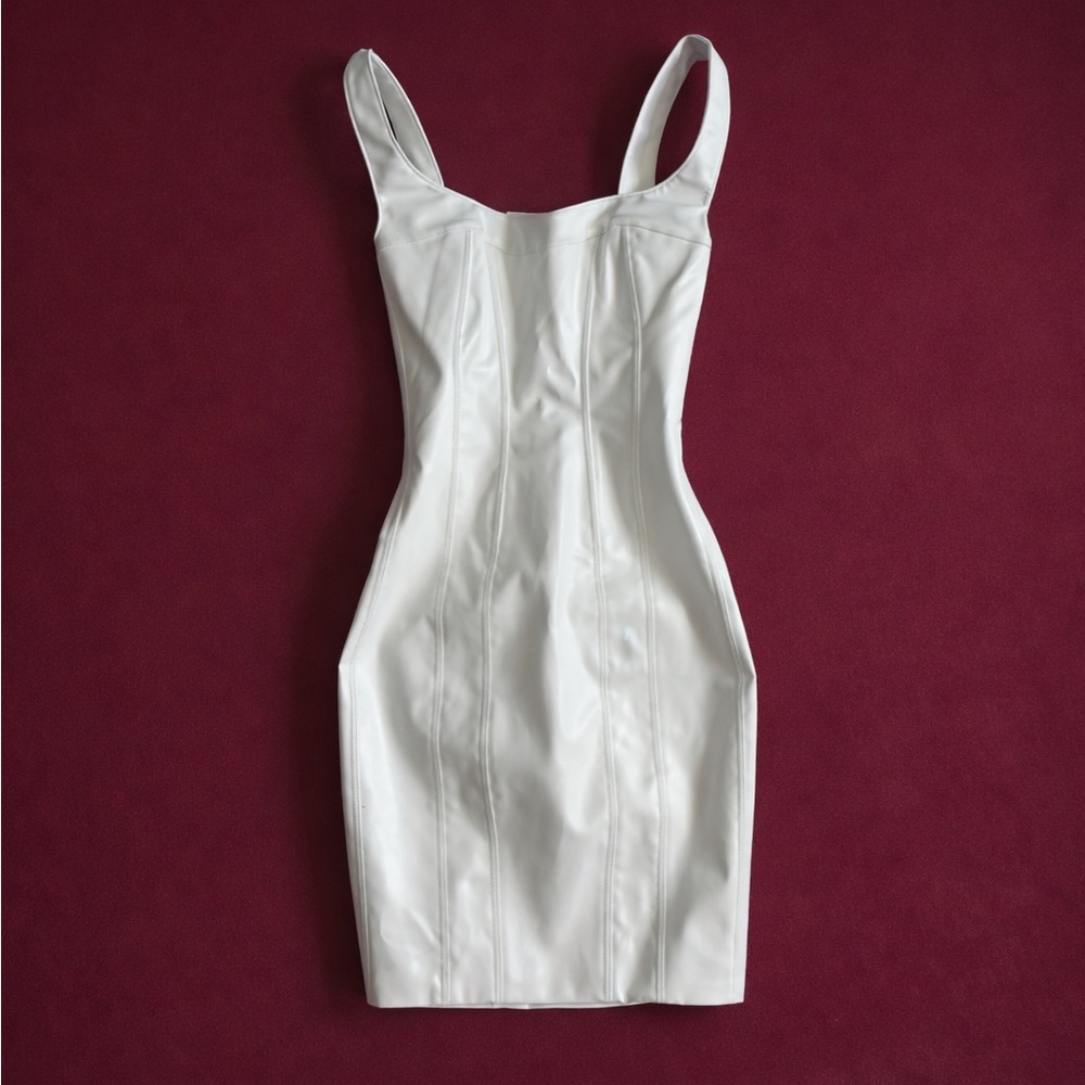 House of CB Vegan Leather Dress